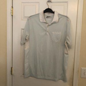 Nike Light Grey Golf Shirt - Size: Large